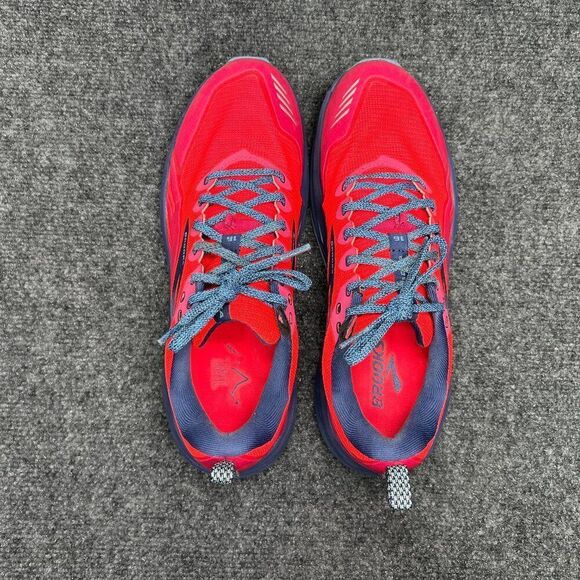 Brooks Cascadia 16 Trail Running Shoes Women's Size 12 Pink Flambe Cobalt Train - Picture 9 of 12